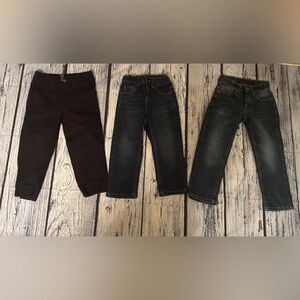 Kids Denim and Black Pants bundle